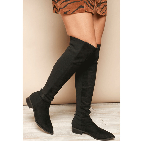 Steve Madden Shoes - 🚫 SOLD 🚫 Steve Madden Black Over The Knee Boots